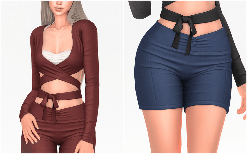Галерея мода Сет для спорта Comfy Stretch Set #2
